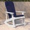 Flash Furniture White Adirondack Rockers - Blue Cushions, 2PK 2-JJ-C14705-CSNBL-WH-GG - alternate 2